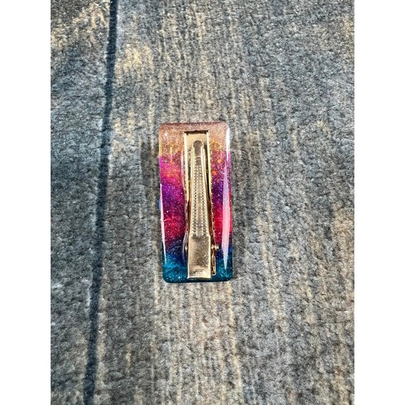 Twin Clips Stitch Rainbow Surfside Hair Clip! - Picture 3 of 3
